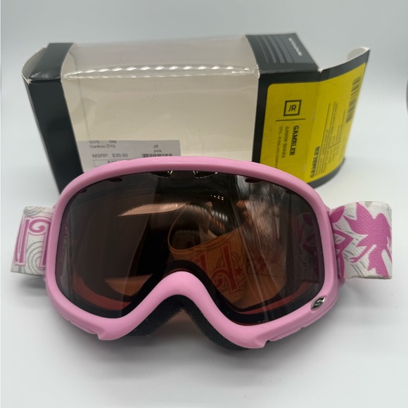 Smith Optics Gambler JR Series Snow Goggle Pink Fairyland Eyeglass Compatible - Picture 1 of 8